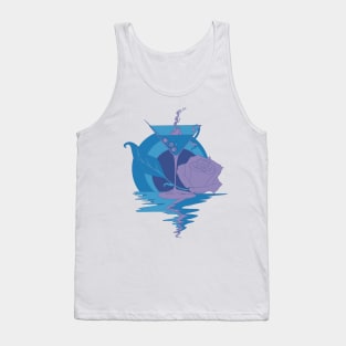 Mountain Blue Martini and Rose Tank Top